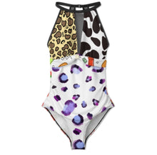 Cargar imagen en el visor de la galería, 2024 nuevo traje de baño de una pieza para mujer SDS2001 personalizado con patrón foto texto (impresión de imágenes múltiples)