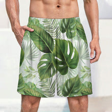 Cargar imagen en el visor de la galería, Pack de 1 pantalón corto de noche cómodo y suave para hombre LM012 personalizado con patrón foto texto (impresión de imagen única)