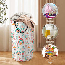 Cargar imagen en el visor de la galería, Cesta de lavandería plegable de gran capacidad personalizado con patrón foto texto