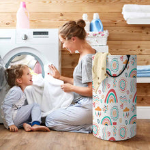 Cargar imagen en el visor de la galería, Cesta de lavandería plegable de gran capacidad personalizado con patrón foto texto