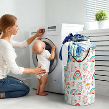 Cargar imagen en el visor de la galería, Cesta de lavandería plegable de gran capacidad personalizado con patrón foto texto