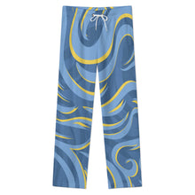 Cargar imagen en el visor de la galería, Pantalón de pijama holgado de felpa para hombre LM071 personalizado con patrón foto texto (impresión de imagen única)