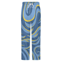 Cargar imagen en el visor de la galería, Pantalón de pijama holgado de felpa para hombre LM071 personalizado con patrón foto texto (impresión de imagen única)