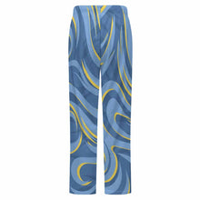 Cargar imagen en el visor de la galería, Pantalón de pijama holgado de felpa para hombre LM071 personalizado con patrón foto texto (impresión de imagen única)