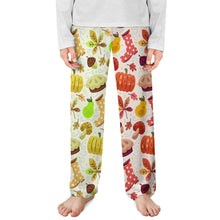 Cargar imagen en el visor de la galería, Pantalón de pijama de algodón puro D31P para niño / niña personalizado con patrón foto texto