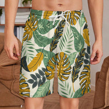 Cargar imagen en el visor de la galería, Pantalones deportivos holgados con cordón para hombre LM133 personalizado con patrón foto texto (impresión de imagen única)