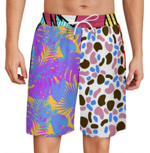 Cargar imagen en el visor de la galería, Pantalones deportivos cortos para hombre LM133 Tallas XS a 4XL personalizado con patrón foto texto (impresión de imágenes múltiples)