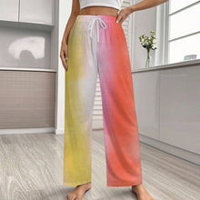 Cargar imagen en el visor de la galería, Pantalones de pijama sueltos para el hogar para mujer LM072 tallas S a 5XL personalizado con patrón foto texto (impresión de imagen única)