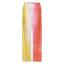 Cargar imagen en el visor de la galería, Pantalones de pijama sueltos para el hogar para mujer LM072 tallas S a 5XL personalizado con patrón foto texto (impresión de imagen única)