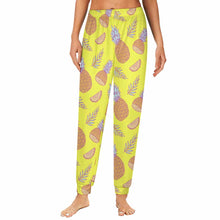 Cargar imagen en el visor de la galería, Pantalón de pijama de mujer EP en calidad soft personalizado con patrón foto texto (impresión de imagen única)