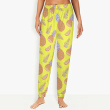 Cargar imagen en el visor de la galería, Pantalón de pijama de mujer EP en calidad soft personalizado con patrón foto texto (impresión de imagen única)
