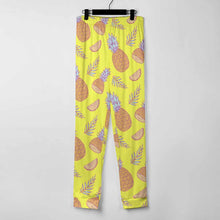 Cargar imagen en el visor de la galería, Pantalón de pijama de mujer EP en calidad soft personalizado con patrón foto texto (impresión de imagen única)