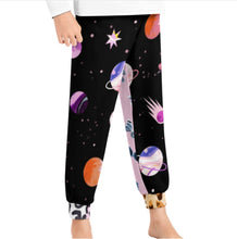 Cargar imagen en el visor de la galería, Pantalones de pijama para niños y niñas D29P Pantalones de dormir suaves personalizado con patrón foto texto (impresión de imágenes múltiples)