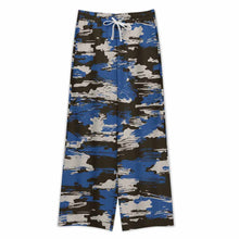 Cargar imagen en el visor de la galería, Pantalones de pierna recta para hombre D7P con cordón personalizado con patrón foto texto (impresión de imagen única)