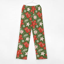 Cargar imagen en el visor de la galería, Pantalón de pijama para niños de pierna recta (niñas + niños) D31P personalizado con patrón foto texto (impresión de imagen única)