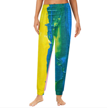 Cargar imagen en el visor de la galería, Pantalón pijama mujer EP personalizado con patrón foto texto (impresión de imágenes múltiples)