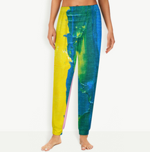 Cargar imagen en el visor de la galería, Pantalón pijama mujer EP personalizado con patrón foto texto (impresión de imágenes múltiples)