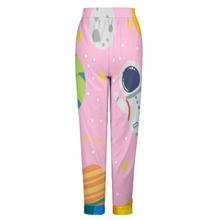 Cargar imagen en el visor de la galería, Pantalón pijama mujer EP personalizado con patrón foto texto (impresión de imágenes múltiples)