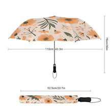 Cargar imagen en el visor de la galería, Paraguas de golf automático Y08 de dos pliegues (interior negro pegado/exterior impreso) personalizado con patrón foto texto
