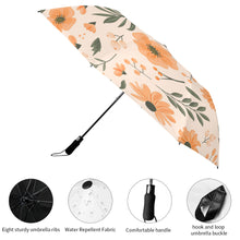 Cargar imagen en el visor de la galería, Paraguas de golf automático Y08 de dos pliegues (interior negro pegado/exterior impreso) personalizado con patrón foto texto