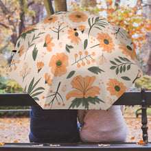 Cargar imagen en el visor de la galería, Paraguas de golf automático Y08 de dos pliegues (interior negro pegado/exterior impreso) personalizado con patrón foto texto