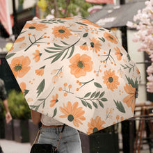 Cargar imagen en el visor de la galería, Paraguas de golf automático Y08 de dos pliegues (interior negro pegado/exterior impreso) personalizado con patrón foto texto