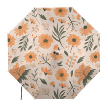 Cargar imagen en el visor de la galería, Paraguas de golf automático Y08 de dos pliegues (interior negro pegado/exterior impreso) personalizado con patrón foto texto