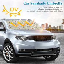 Cargar imagen en el visor de la galería, Sombrilla parasol para coche personalizado con patrón foto texto