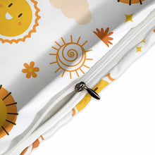 Cargar imagen en el visor de la galería, Juego de cama reversible de 3 piezas (1 funda nórdica + 2 fundas de almohada) estampado por ambos lados personalizado con patrón foto texto