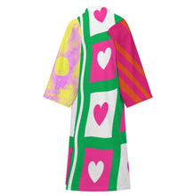 Cargar imagen en el visor de la galería, Bata de dormir unisex de manga larga de felpa acogedor LYQ129 personalizado con patrón foto texto (impresión de imágenes múltiples)