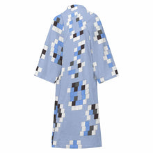 Cargar imagen en el visor de la galería, Bata de dormir unisex de felpa de manga larga cómoda LYQ129 personalizado con patrón foto texto (impresión de imagen única)