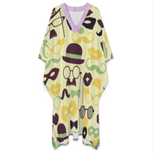 Cargar imagen en el visor de la galería, Bata de dormir para hombre con cuello en V y mangas de mariposa YKL01 personalizado con patrón foto texto (impresión de imágenes múltiples)