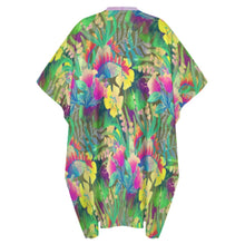 Cargar imagen en el visor de la galería, Bata de dormir para hombre con cuello en V y mangas de mariposa YKL01 personalizado con patrón foto texto (impresión de imágenes múltiples)