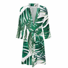 Cargar imagen en el visor de la galería, Albornoz de hombre LM003 adecuado para el baño salón dormitorio personalizado con patrón foto texto (impresión de imagen única)