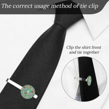 Cargar imagen en el visor de la galería, Pinzas para corbata (juego de 2 con diferentes diseños) personalizado con patrón foto texto