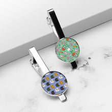 Cargar imagen en el visor de la galería, Pinzas para corbata (juego de 2 con diferentes diseños) personalizado con patrón foto texto