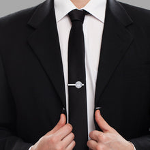 Cargar imagen en el visor de la galería, Pinzas para corbata paquete de un par impresas con el mismo patrón personalizado con patrón foto texto