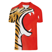 Cargar imagen en el visor de la galería, Polo de Seda Hielo de Verano para Hombre B612 personalizado con patrón foto texto (impresión de imagen única)