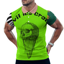 Cargar imagen en el visor de la galería, Polo de verano B612 de seda hielo para hombre personalizado con patrón foto texto (impresión de imágenes múltiples)