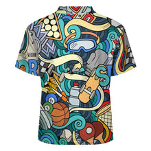 Cargar imagen en el visor de la galería, Polo para mujer con hombros rectos y tapeta de botones LTPL22 personalizado con patrón foto texto (impresión de imagen única)