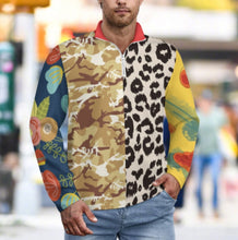 Cargar imagen en el visor de la galería, Polo deportivo para hombre LM111 personalizado con patrón foto texto (impresión de imágenes múltiples)