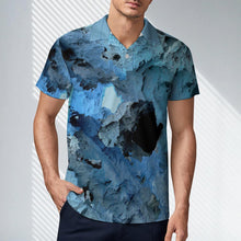 Cargar imagen en el visor de la galería, Polo HT de algodón puro para hombre personalizado con patrón foto texto