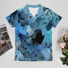 Cargar imagen en el visor de la galería, Polo HT de algodón puro para hombre personalizado con patrón foto texto