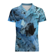 Cargar imagen en el visor de la galería, Polo HT de algodón puro para hombre personalizado con patrón foto texto