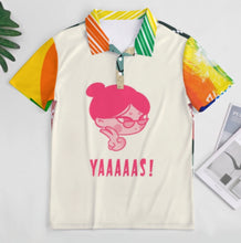 Cargar imagen en el visor de la galería, Polo recto de manga corta para mujer B613 personalizado con patrón foto texto (impresión de imágenes múltiples)