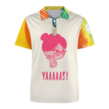 Cargar imagen en el visor de la galería, Polo recto de manga corta para mujer B613 personalizado con patrón foto texto (impresión de imágenes múltiples)