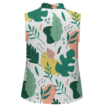 Cargar imagen en el visor de la galería, Camiseta polo sin mangas para mujer MXLD001 personalizado con patrón foto texto