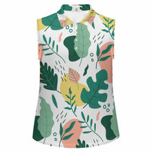 Cargar imagen en el visor de la galería, Camiseta polo sin mangas para mujer MXLD001 personalizado con patrón foto texto