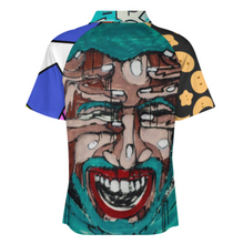 Cargar imagen en el visor de la galería, Polo deportivo ultraligero camisa funcional de manga corta para hombre con cremallera LTPL20 personalizado con foto patrón texto (impresión de imágenes múltiples)