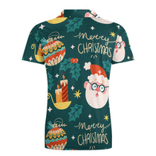 Cargar imagen en el visor de la galería, Polo de manga J62T corta para niño pequeño personalizado con patrón foto texto (impresión de imagen única)